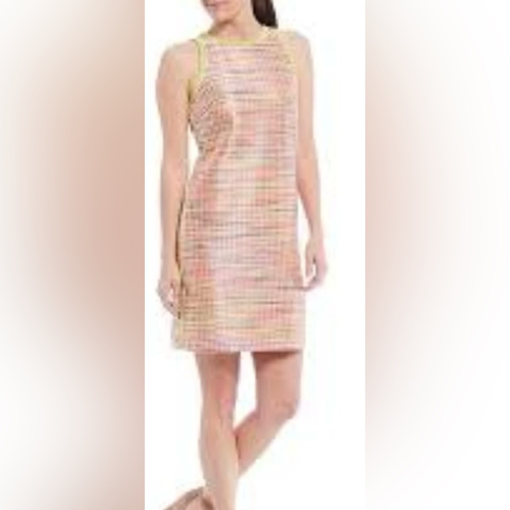 Alex Marie Ryan corded jacquard shift dress